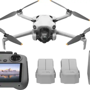 DJI - Mini 4 Pro Fly More Combo Plus Drone and RC 2 Remote Control with Built-in Screen - Gray