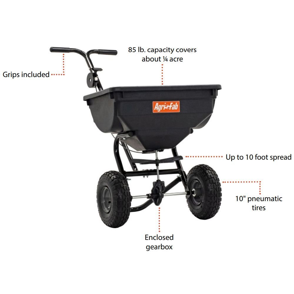 Alternative view of Agri-Fab 45-0532 39kg Professional Push-Type Broadcast Spreader