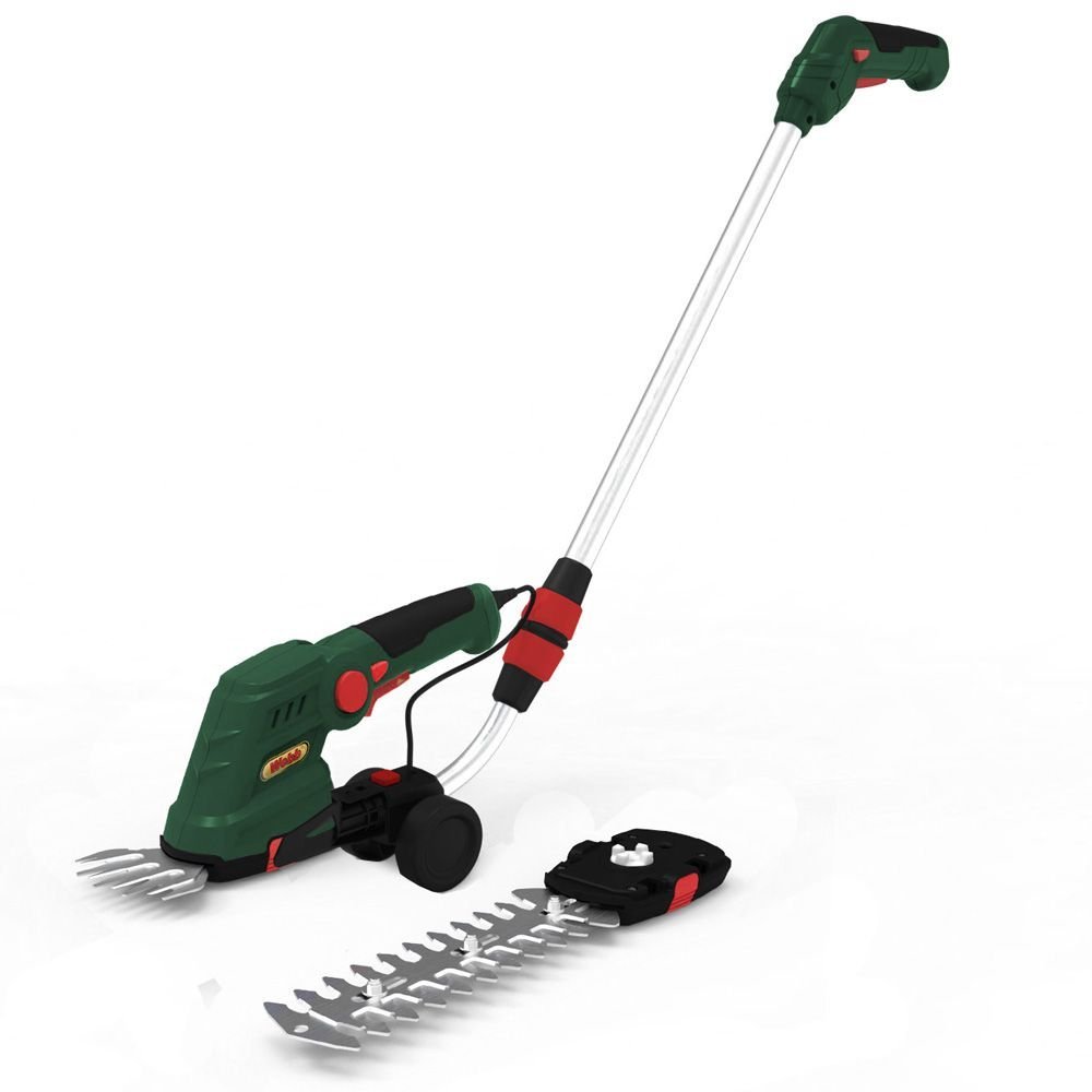 Webb WE7.2GHSWEXT 7.2V Cordless 2-in-1 Grass & Shrub Shears with Telescopic Pole Handle