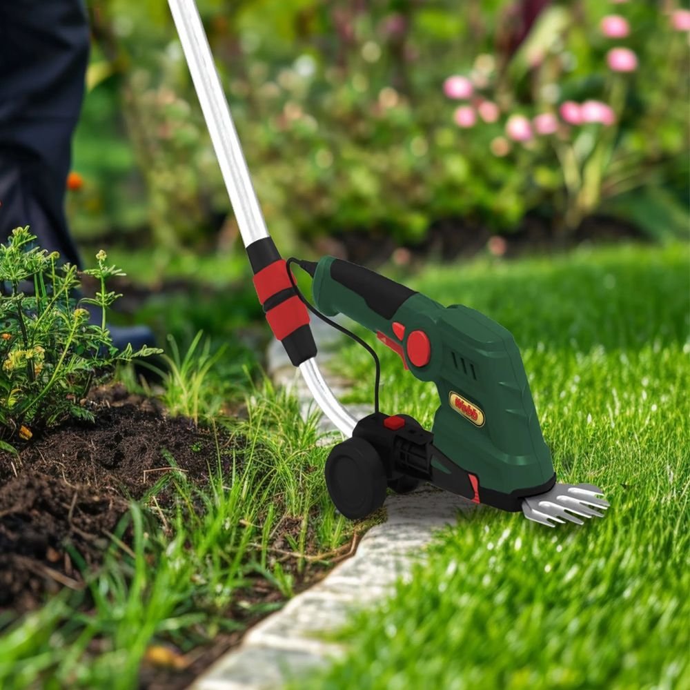 Alternative view of Webb WE7.2GHSWEXT 7.2V Cordless 2-in-1 Grass & Shrub Shears with Telescopic Pole Handle