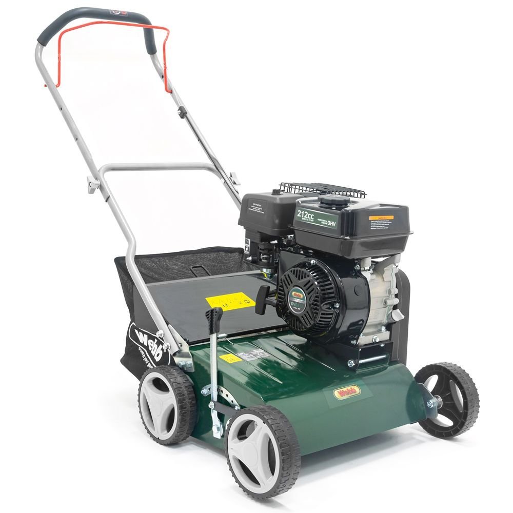 Webb WEPS400 Petrol Lawn Scarifier & Raker